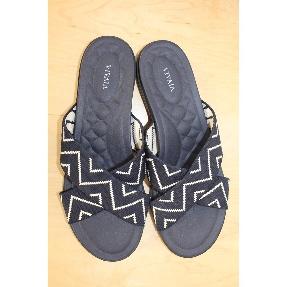 VIVAIA Arch Pro Slide Paige Sandals Navy Size EU 42/US 11 - Picture 11 of 11